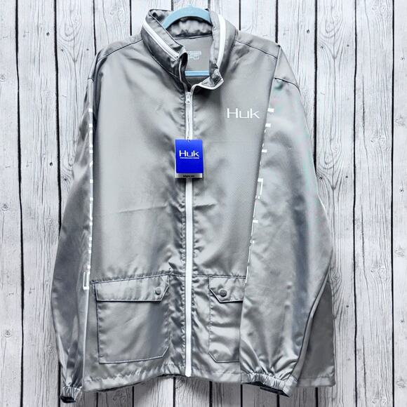NWT Men’s Huk Performance Breaker Fishing Jacket Size X-Large - Picture 1 of 5